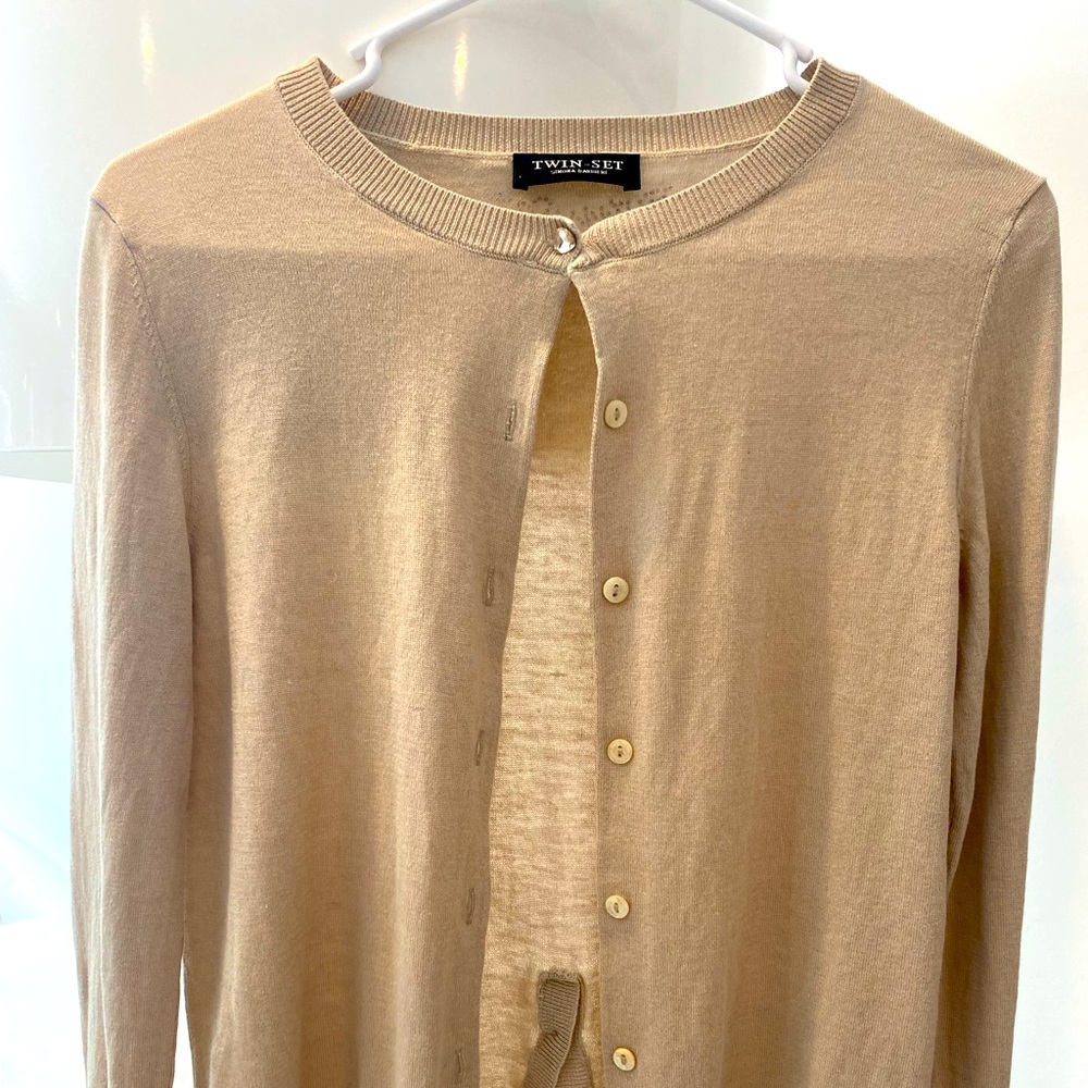 Twin-Set Simona Barbieri Cashmere Camel sweater